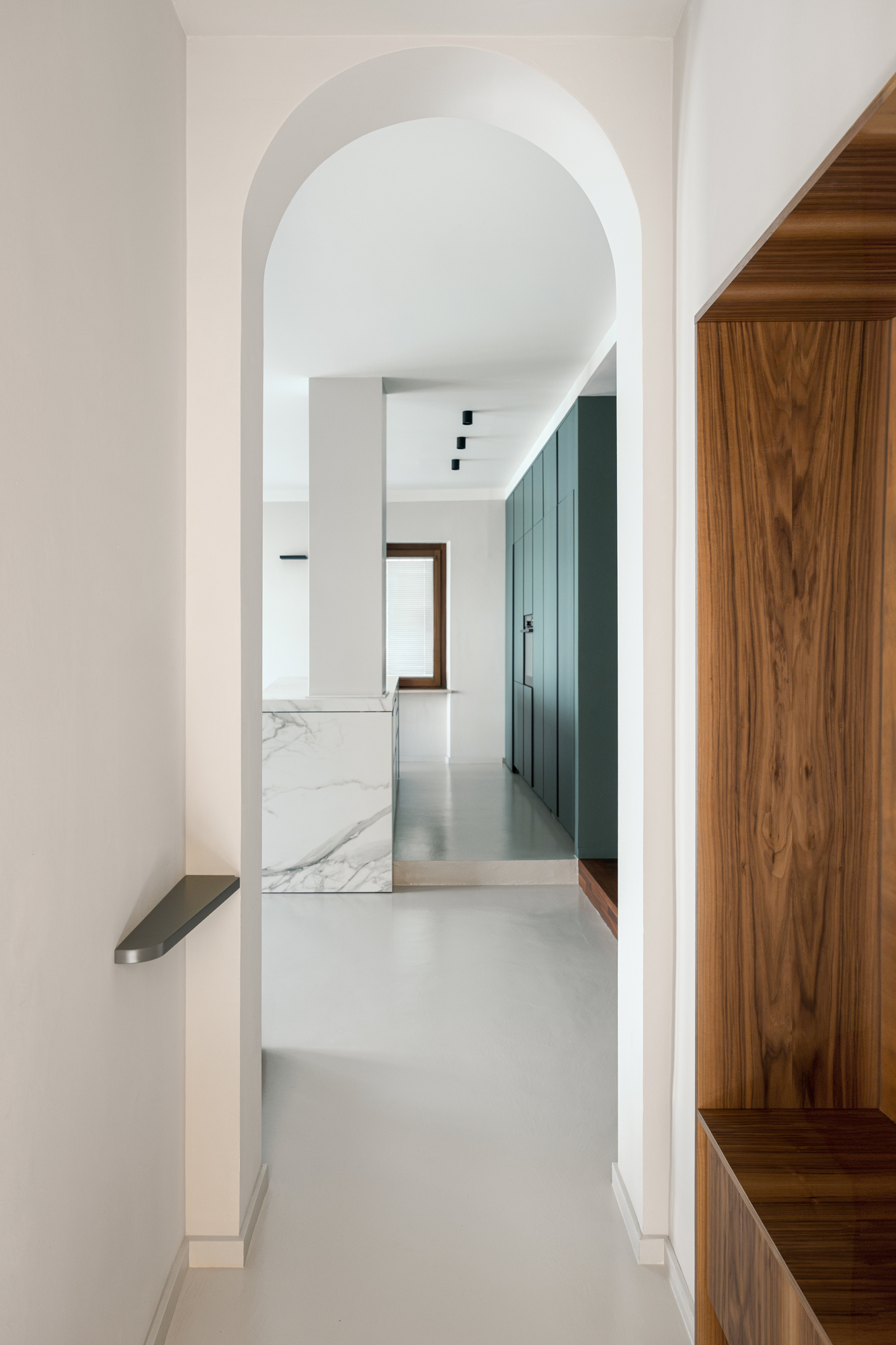 Hallway design by PlaC Architecture