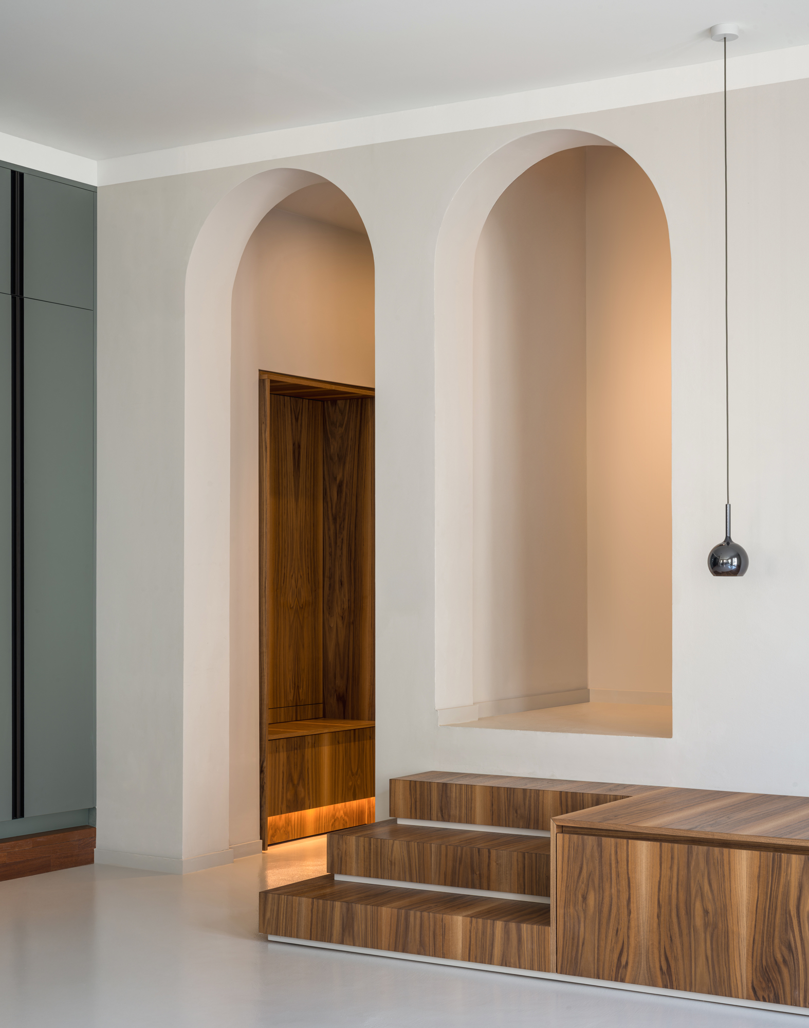 Customised wooden staircase