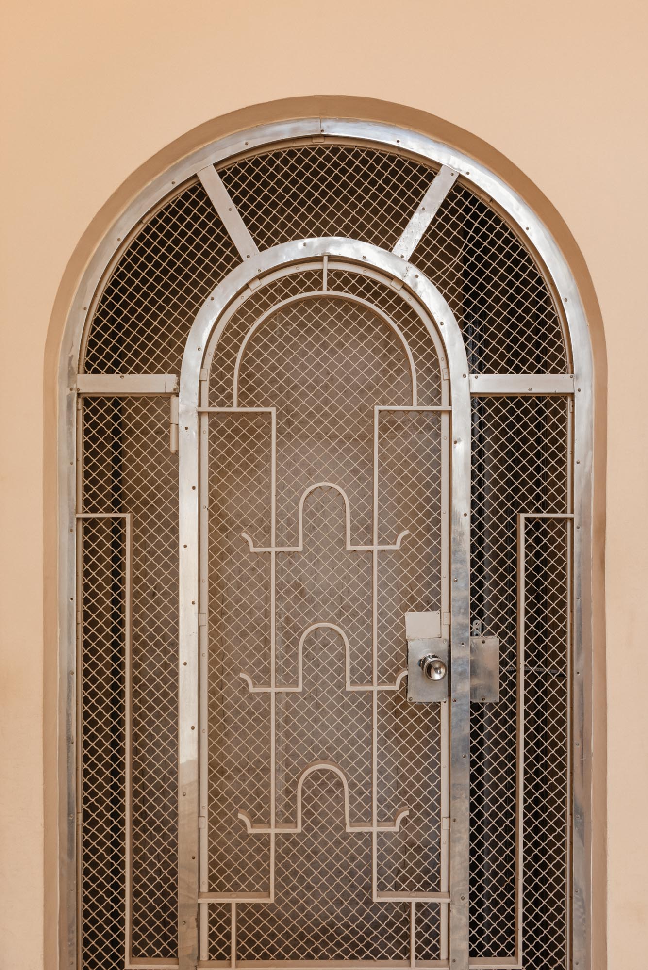 Original door of an elevator.